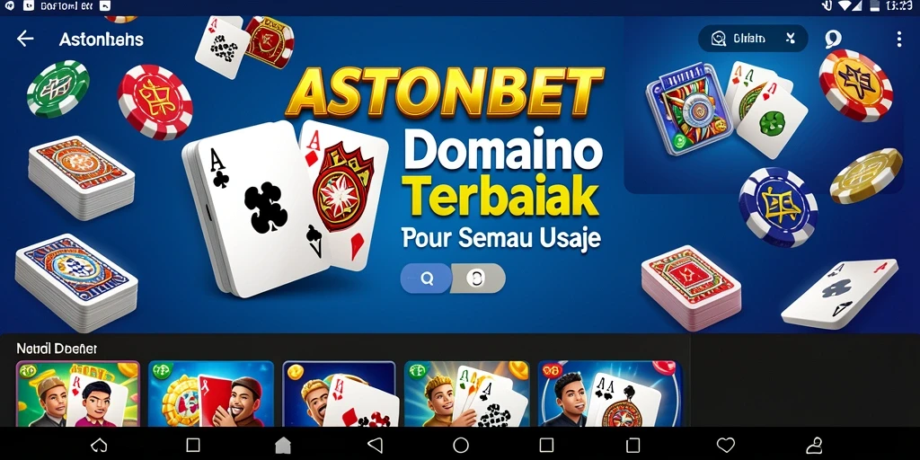 Tampilan gameplay nyata dari permainan Domino di ASTONBET.