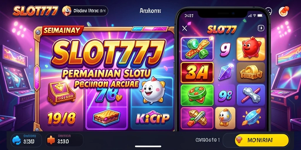 Tampilan gameplay SLOT777 yang seru dan interaktif.